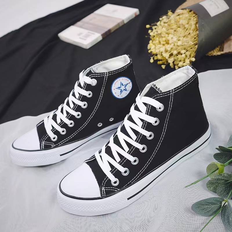 NEW ARRIVALS Highland Sepatu Sneakers Casual Kanvas Unisex Sepatu Sekolah Kerja Kuliah MC304