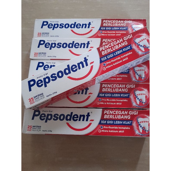 PEPSODENT PENCEGAH GIGI BERLUBANG 225GR