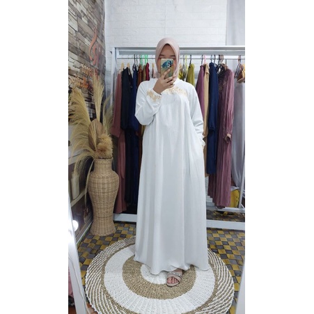 dress syifa kasyifa crincle premium motif bordir