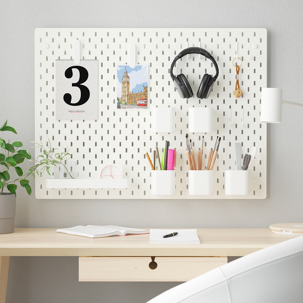 

[3 UKURAN] SKADIS PAPAN NOTES 56×56 CM WARNA PUTIH COKLAT HITAM gantung memo PENGAIT KAIT TEMPEL KAITAN DINDING MODEL KOTAK