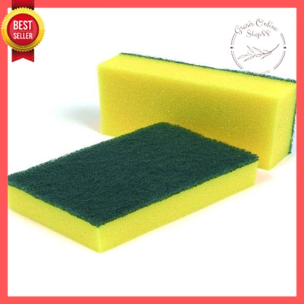 GOS B110 - BUSA CUCI PIRING PER PCS BAGUS TERMURAH / sponge cuci piring / perpak