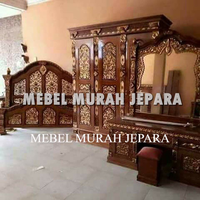 Set Kamar Motif Gebyok, Ukir Asli Jepara mebelmurah jepara
