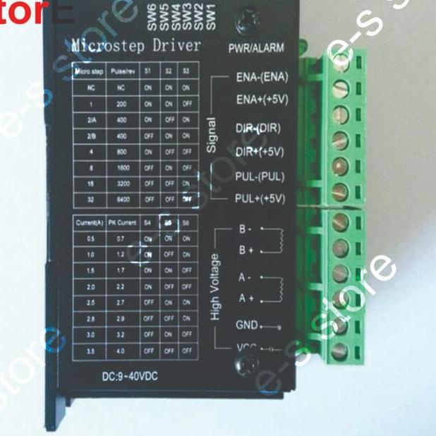 42 / 57 / 86 stepper motor driver 32 segment TB6600 4 A