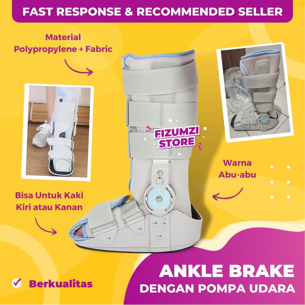 Jual Walker Ankle, Ankle Brace Support, Fractur Walker Brace With Range