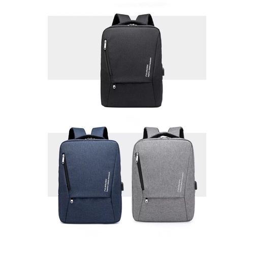 Tas ransel pria Fularuishi backpack pria tas ransel laptop tas ransel classic simple polos elegant tas ransel korea tas sekolah anak laki laki