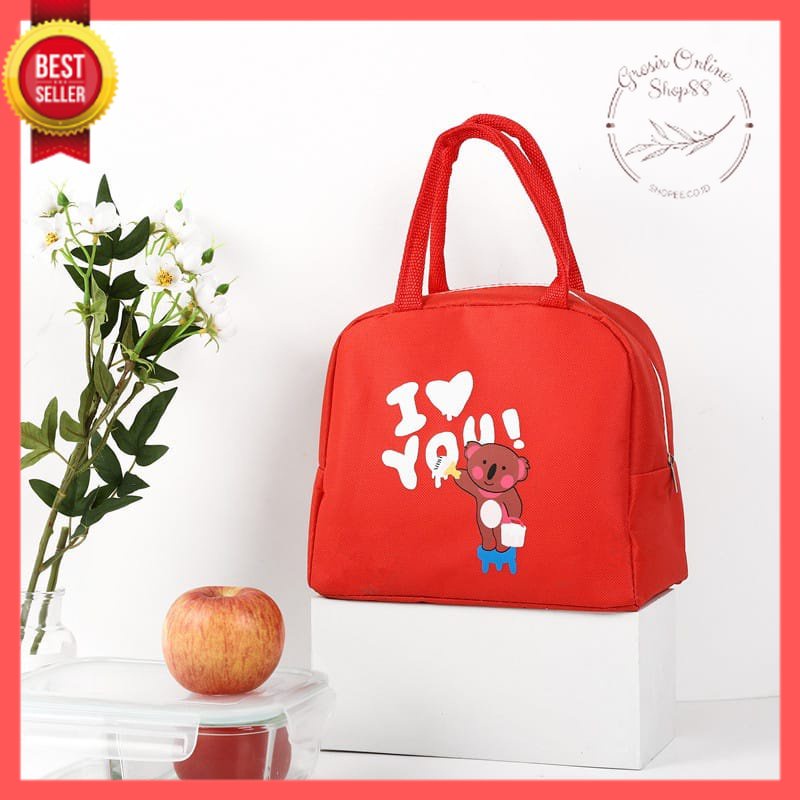 [GOS] -  E302-TAS BEKAL MOTIF Lucu - LUNCH BAG MOTIF KARTUN  / - LUNCH BAG