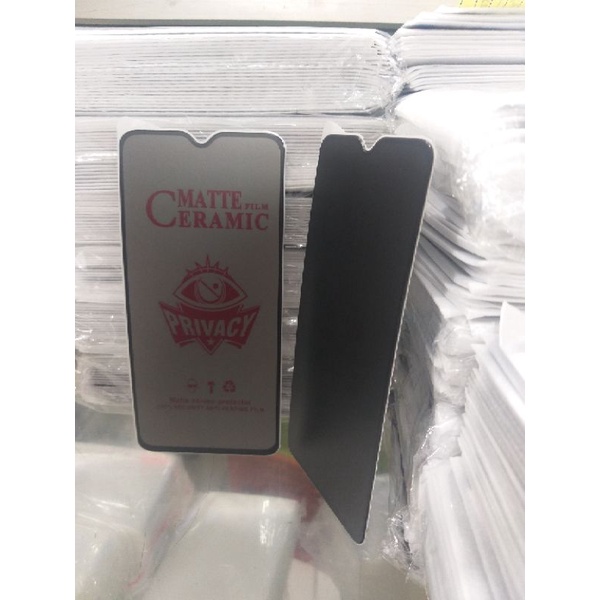 Pelindung Layar Matte Privacy Anti Spy Ceramic Matte Tempered Glass Samsung A01 A01CORE A02 A02S A03 A03S A03CORE A04 A04E A04S A04CORE A6+ A72018 A8+ A10 A10S A11 A12 A13 A20 A20S A21S A224G A225G A23 A30 A30S A31 A324G A325G A33 A50 A50S A51 A52 A52SA53