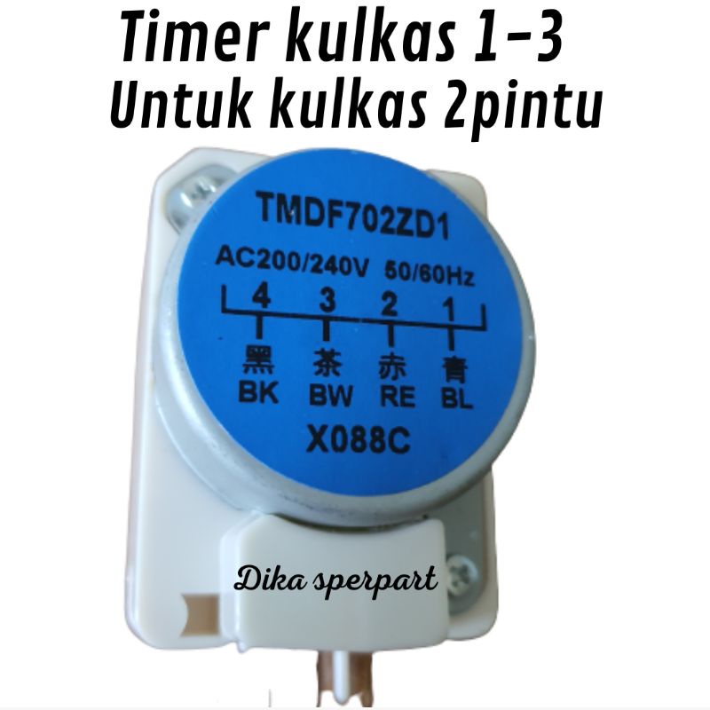 timer kulkas 1-3 untuk kulkas 2pintu umum