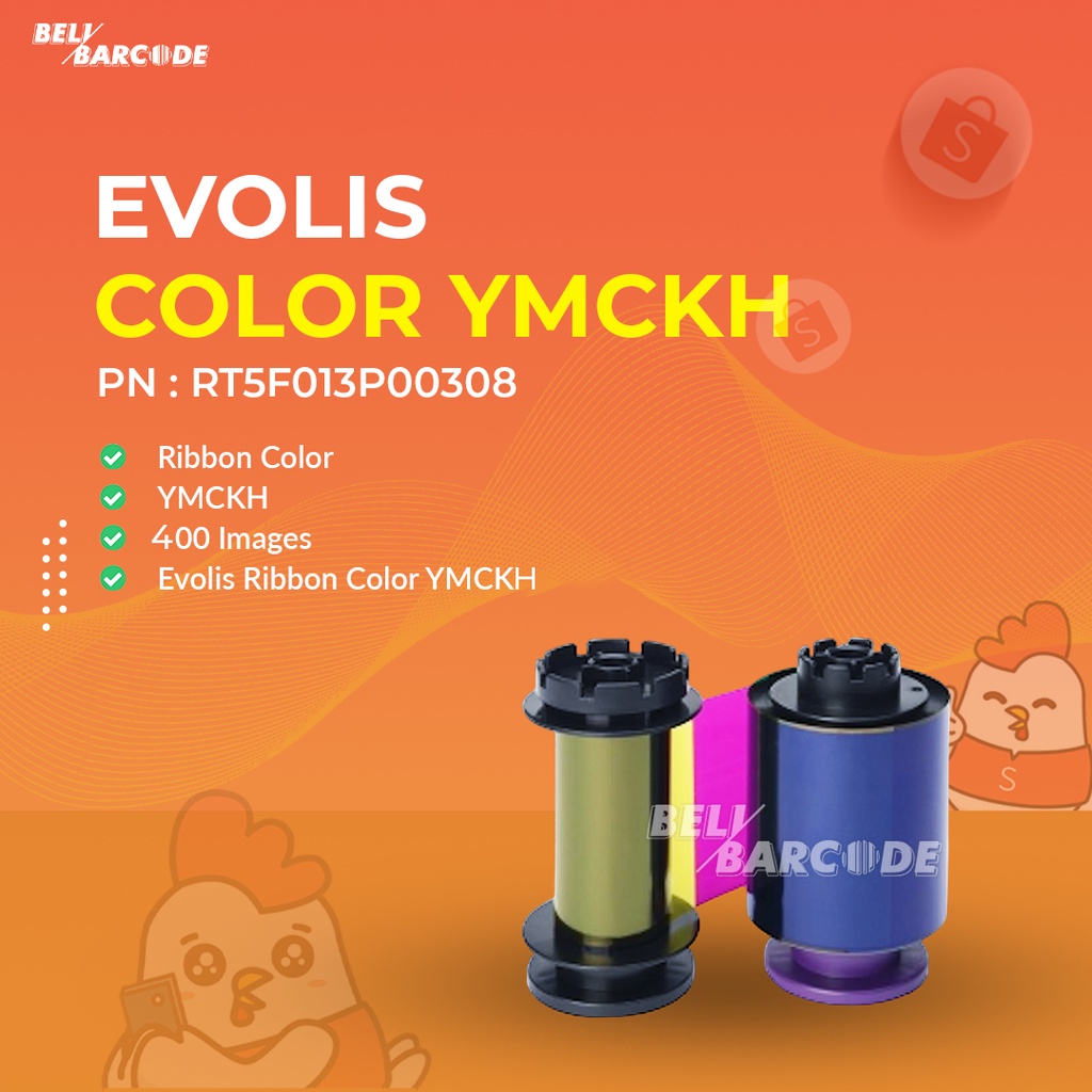 Ribbon Color YMCKH Evolis Avansia PN: RT5F013P00308