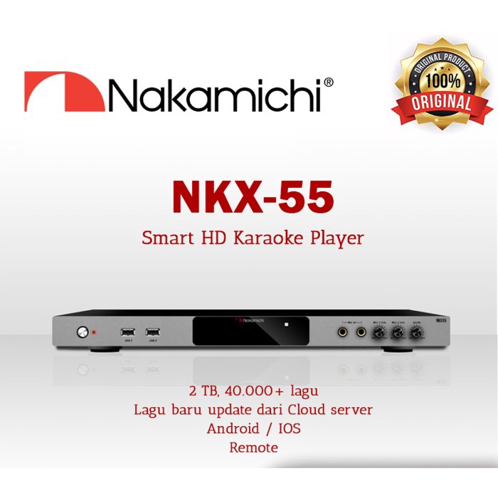 Dvd Nakamichi Nkx55 Player Karaoke / Nkx-55 Nkx 55 Original