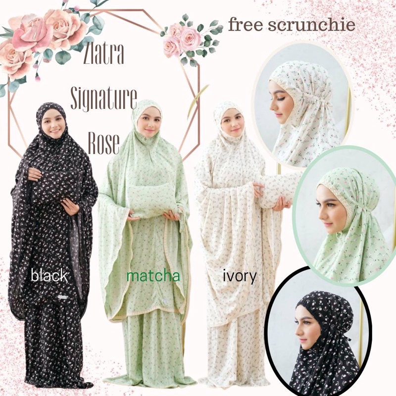 Zlamoda Mukena Rayon Zlatra Signature Rose Series