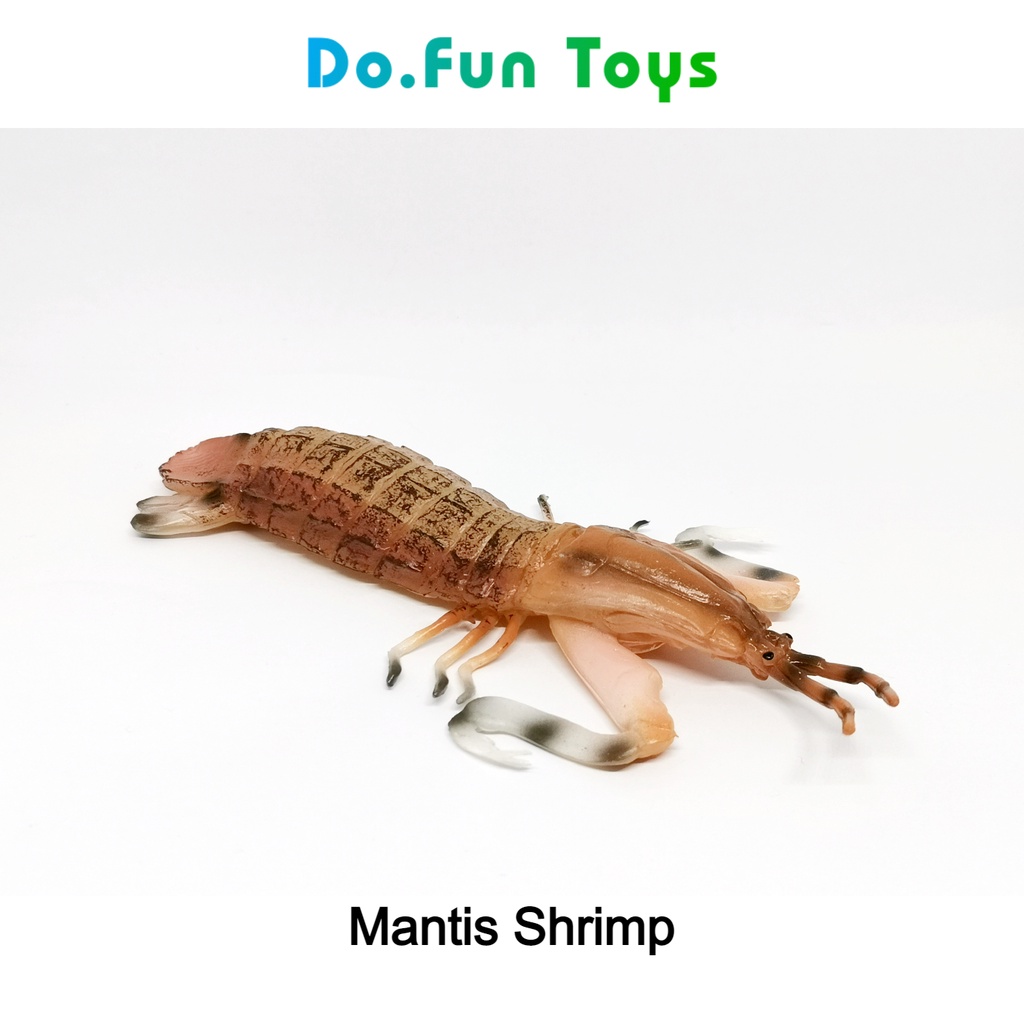 Animal Figurine | MANTIS SHRIMP / Mainan Miniatur Udang Sentadu / Udang Ronggeng