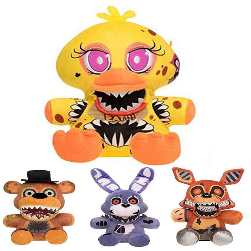 Nights FNAF Five At Freddy's Plush Toy Stuffed Animal Chica Bonny Fans Hadiah Foxy