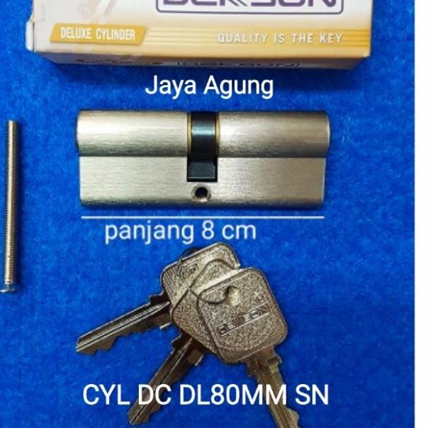 cylinder Dekson DC DL 80mm 8 cm SN /Kunci Silinder Dekson
