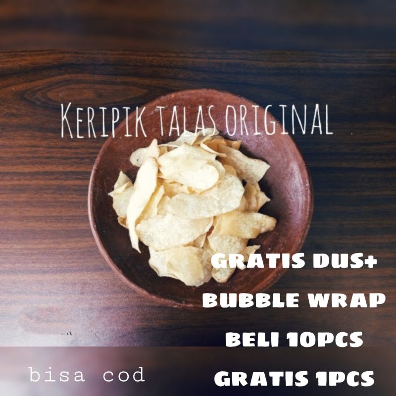 

keripik talas original/cemilan enak