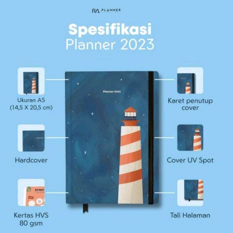 

Ready Stock RA Planner 2023 Agenda Buku Catatan to do list diary jurnal 2023 journal 2023