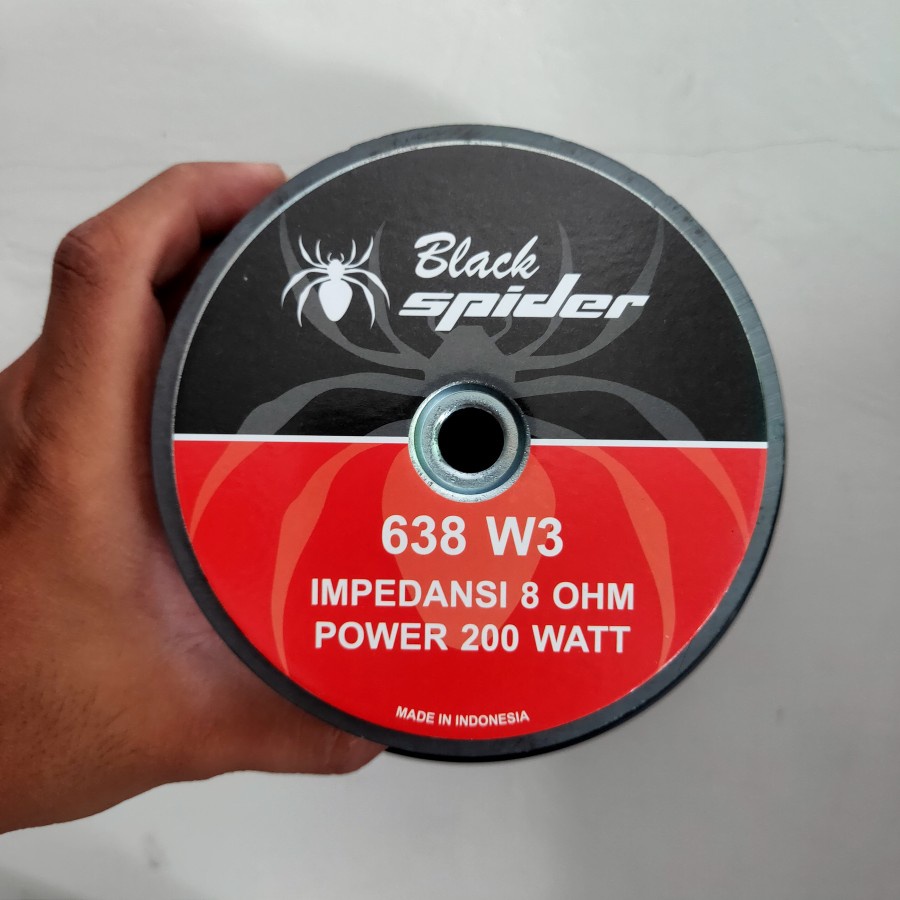 Spiker Midel Blackspider 6 inch Black Spider 638 W3 6" Original