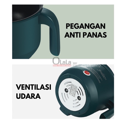 PANCI LISTRIK PANCI ELEKTRIK FREE KUKUSAN PANCI PENGGORENGAN MULTIFUNGSI SERBAGUNA TM-RO123