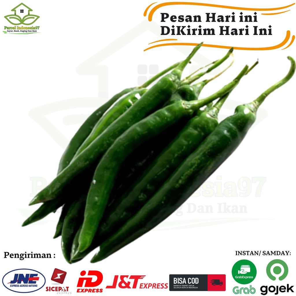 

Cabai tanjung hijau 100 gram