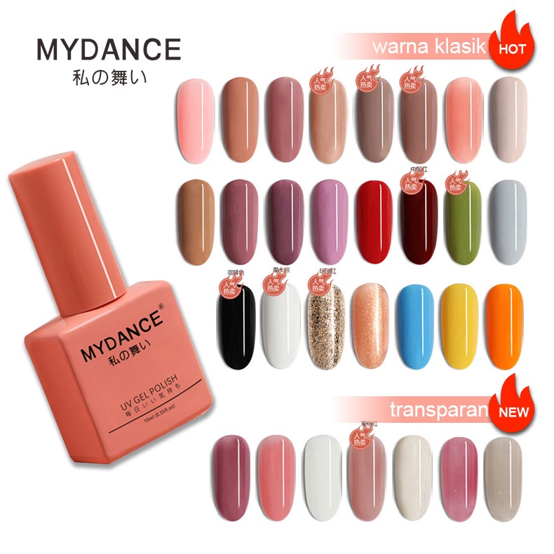 MYDANCE UV Nail Polish + LED Dryer / Kutek Gel Halal Muslimah