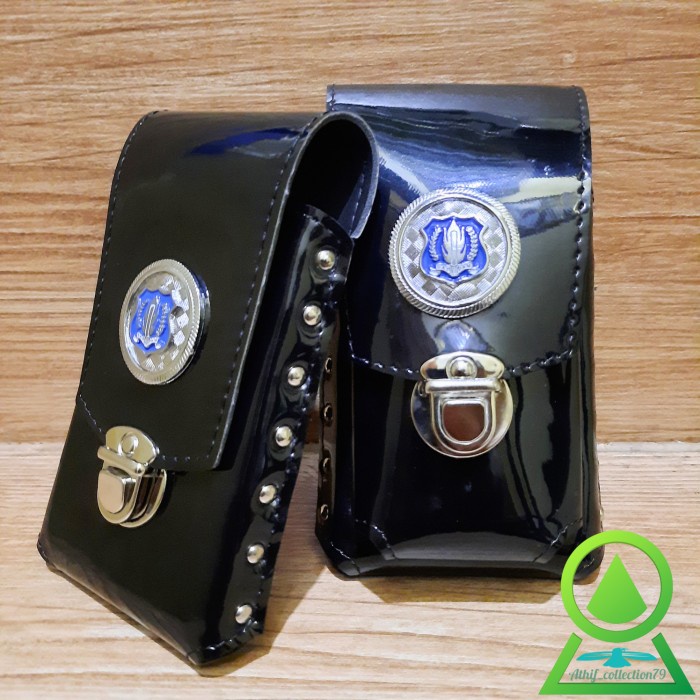 Sarung Hp Security Satpam Kulit Double Tumpuk Sarung Hp Satpam Kulit