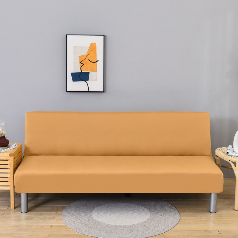 Rindu.Star cover sofa bed Sarung sofa Sarung sofa elastis tahan debu Sarung pola polos Tempat tidur sofa