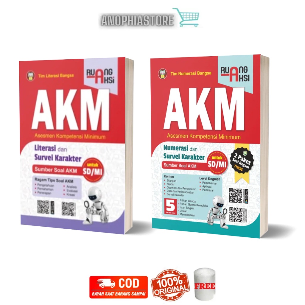 Buku AKM SD/MI Literasi Numerasi Ruang Aksi AKM SD/MI