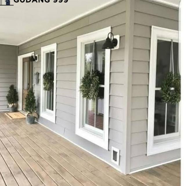 MAHONI PLANK GRC / LISPLANK 30 CM / MOTIF KAYU DATAR / MAHONIPLANK