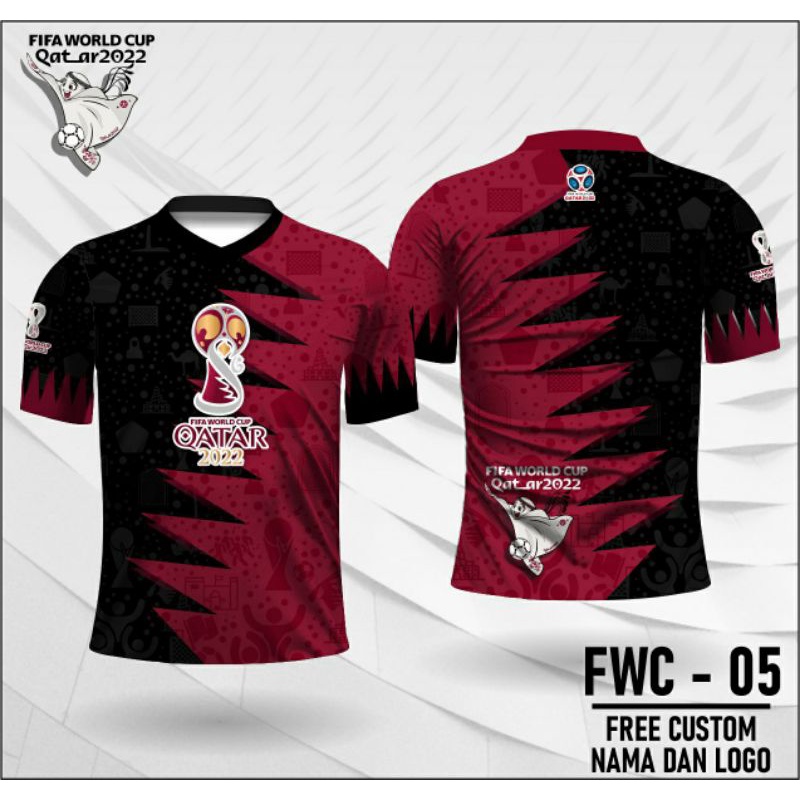 Baju piala dunia qatar 2022 jersey piala dunia qatar fwc