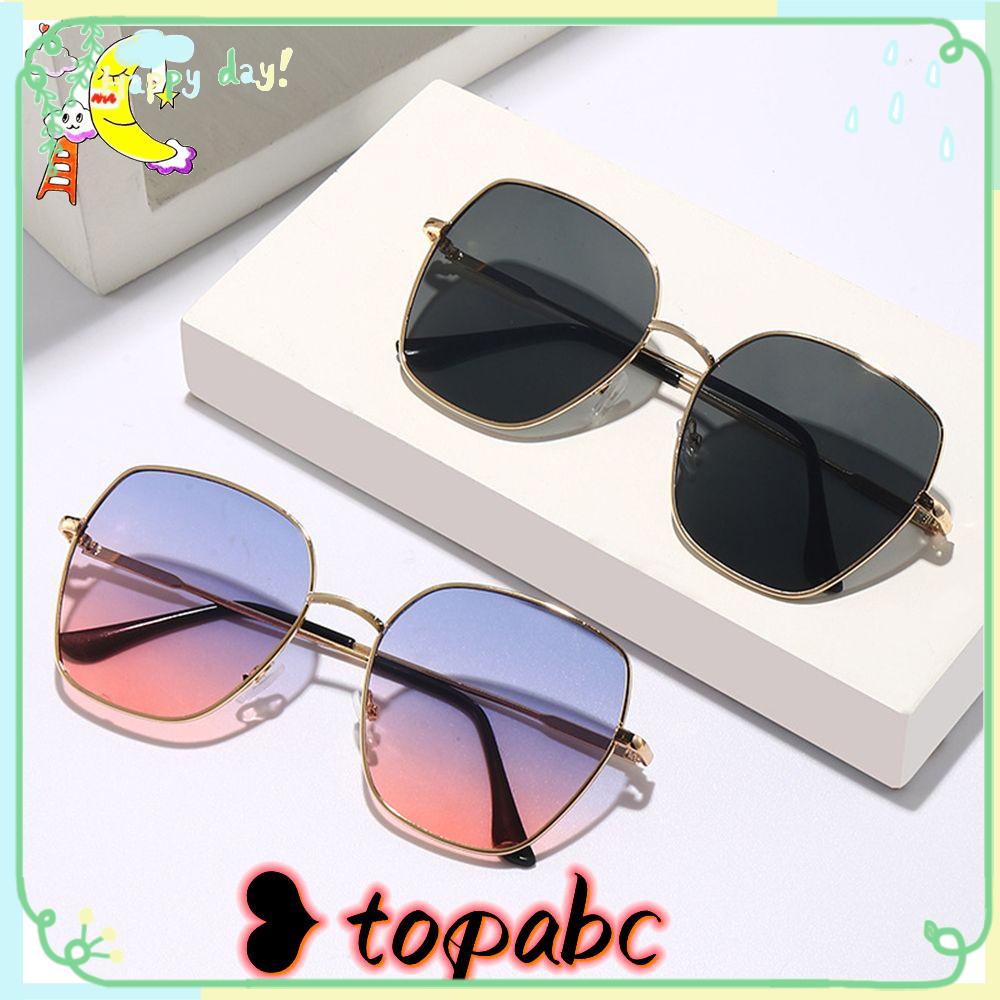 Kacamata Hitam UV400 Bahan Metal Gaya Retro Untuk Wanita