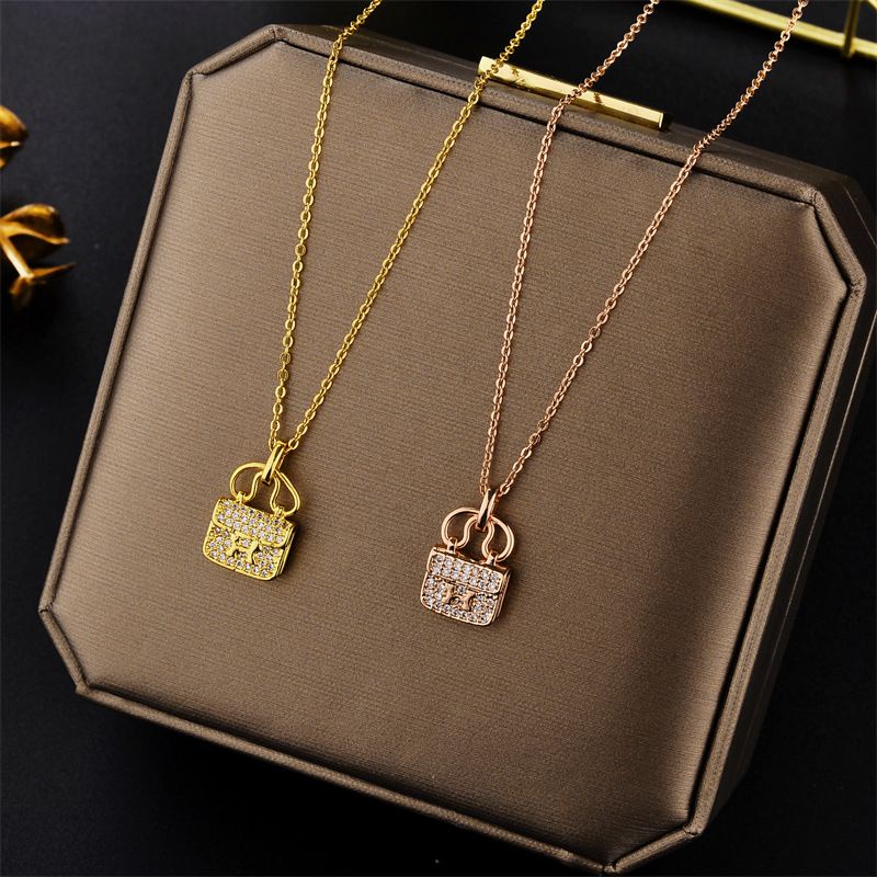 Kalung Wanita Asli Titanium/Aksesories Wanita Asli Titanium/Perhiasan Fashion Asli Titanium