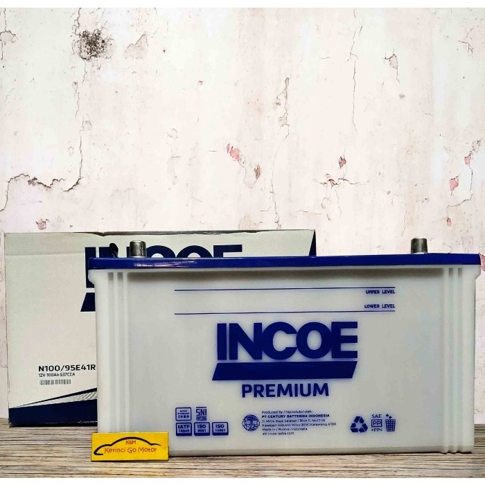 AKI INCOE PREMIUM N100 N-100 BASAH ACCU MOBIL DYNA LAMA TAFT DIESEL