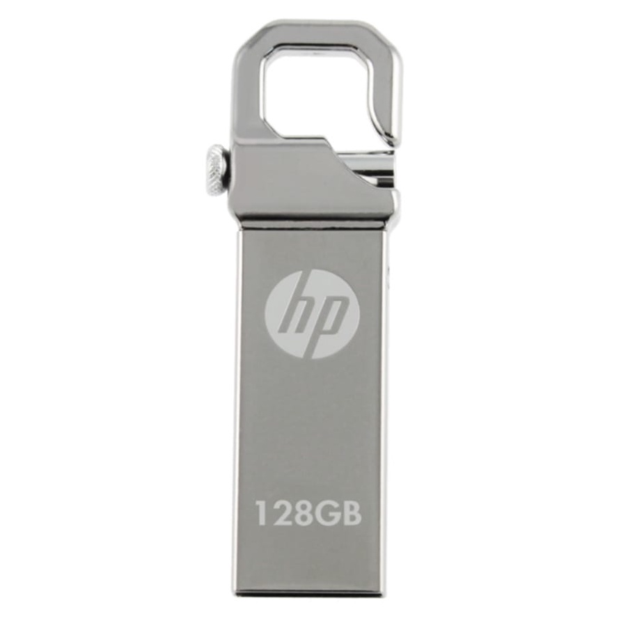 Flashdisk-Flash Drive-USB Drive HP USB 2.0 128GB V250w-USB Flashdisk-Flash Disk Flash Drive Penyimpanan Data 128GB HP V250w -All Smartphone-Laptop-Silver