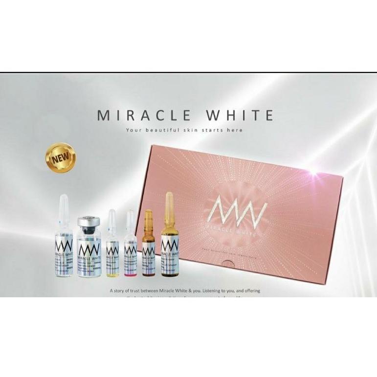 

ㅝ MIRACLE WHITE GLOW MW GLOW NEW BOX PINK ORIGINAL 100% GREAT SALES 3888 ☽