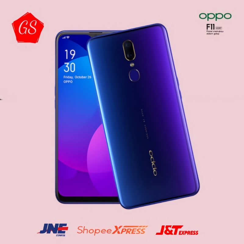 OPPO F11 RAM 6GB / INTERNAL 128GB GARANSI TOKO 1 THN