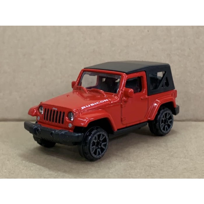 Majorette Trailer Jeep Wrangler Rubicon Merah Loose Pack