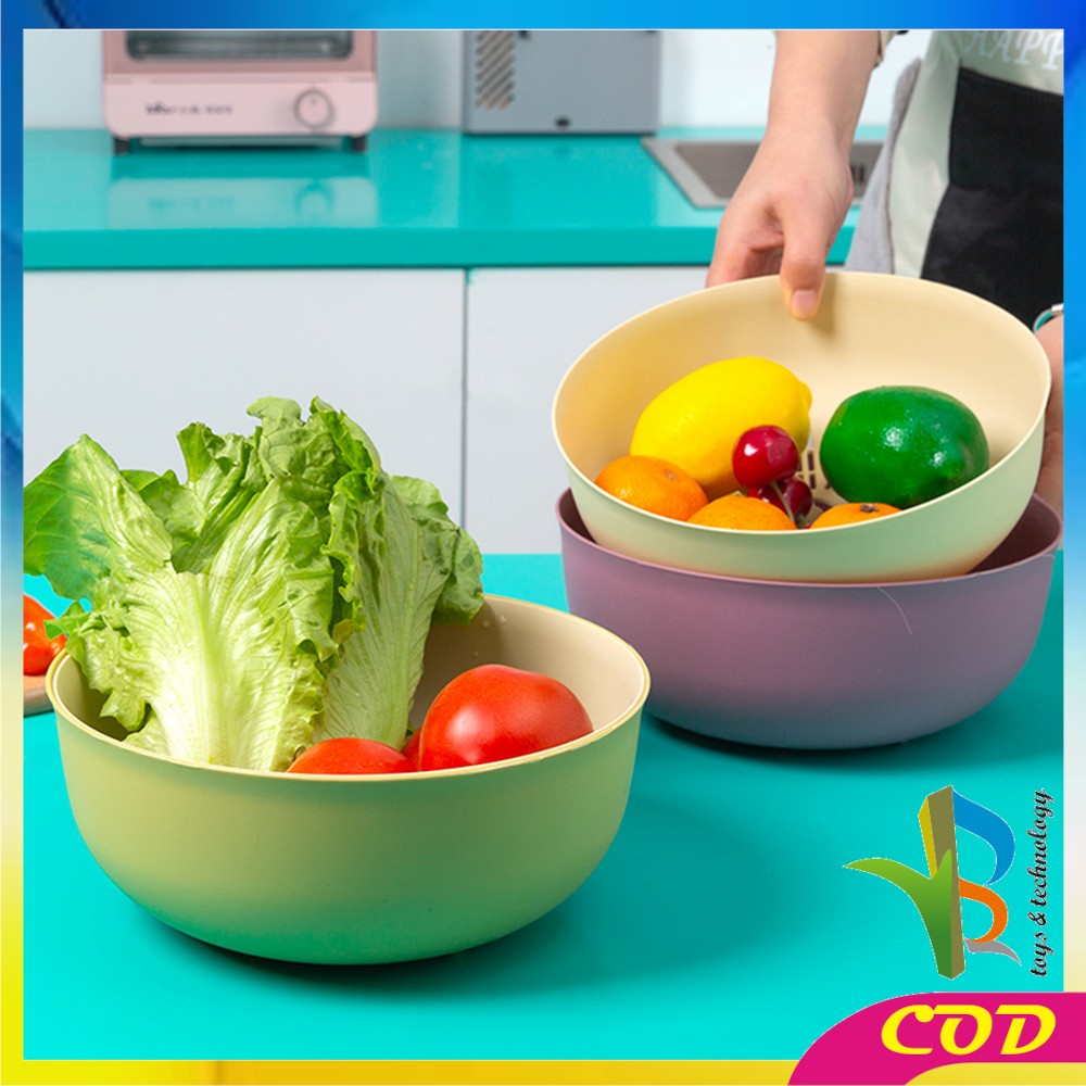 RB-C245 Keranjang Buah Sayur / Keranjang Tirisan Sayur Saringan Buah Wadah Baskom Cuci Tiris Sayuran