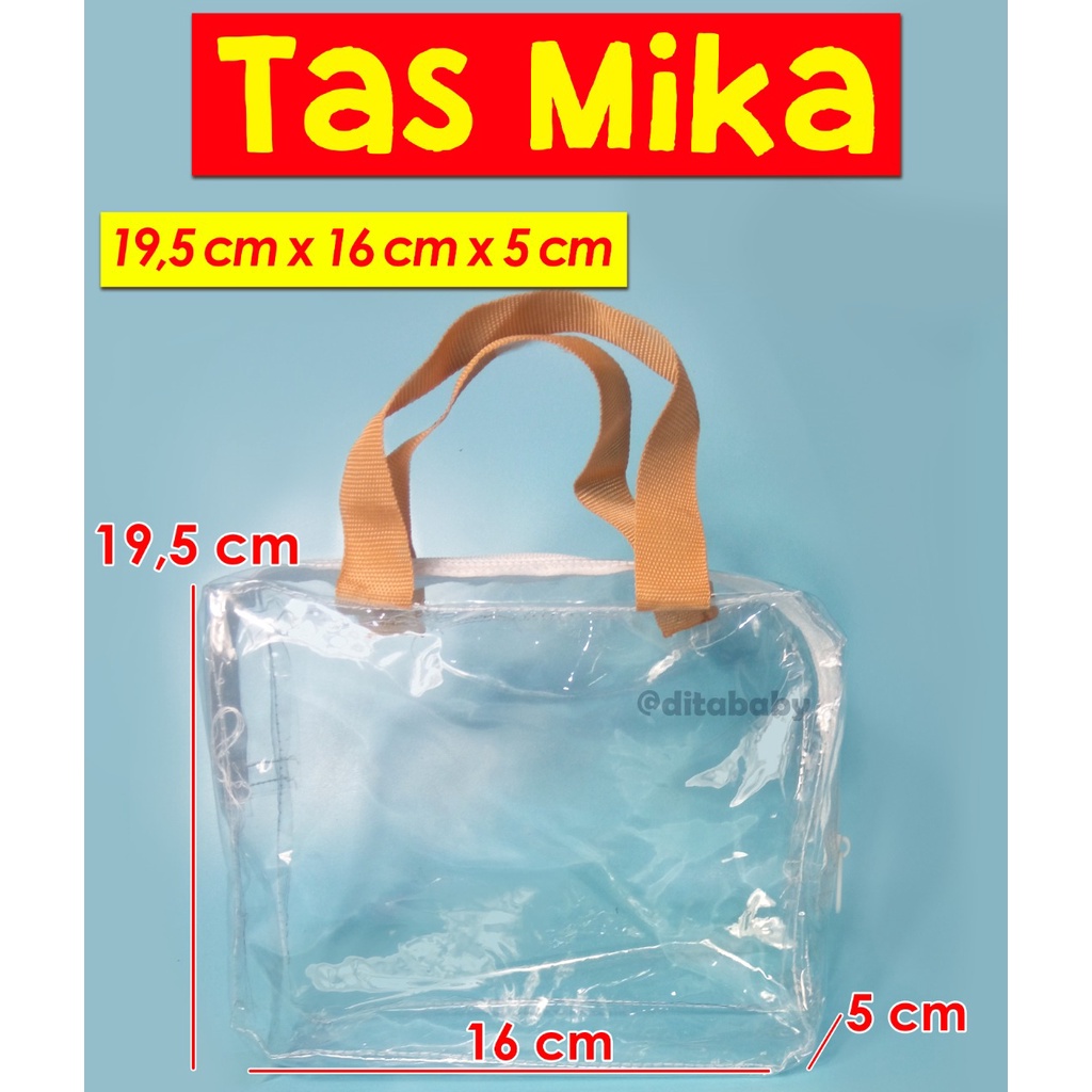 TAS MIKA BENING POLOS KEMASAN TAS SELIMUT BED COVER BANTAL JUMBO SEDANG KECIL MATRAS | KEMASAN MIKA 