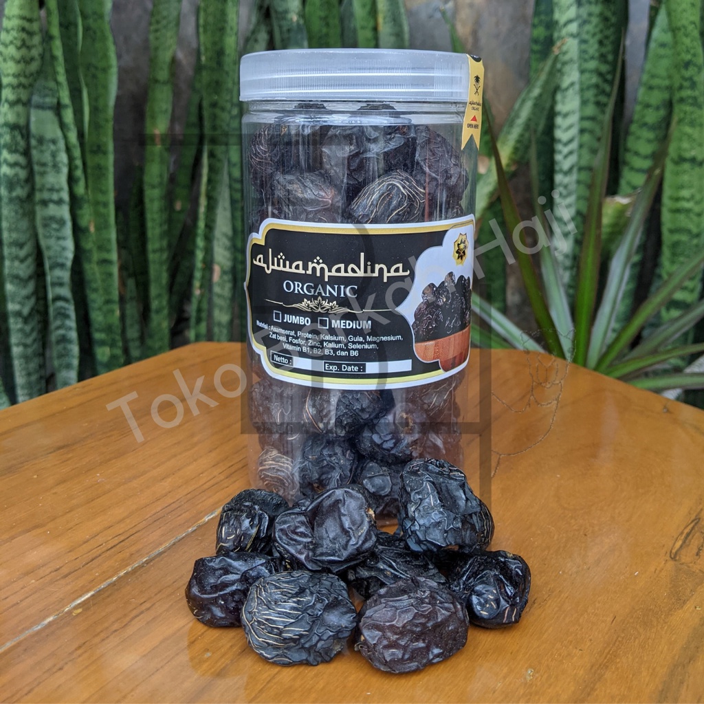 Kurma Ajwa Madina Premium 100% Organic Kemasan Keler 700 Gram 550 Gram dan 400 Gram