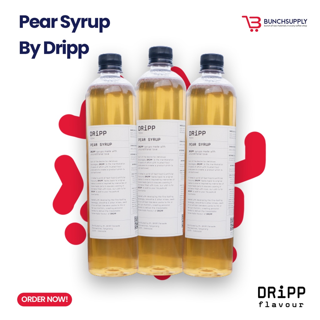 

DRIPP PEAR SYRUP 750ml - Bunch Supply Bekasi