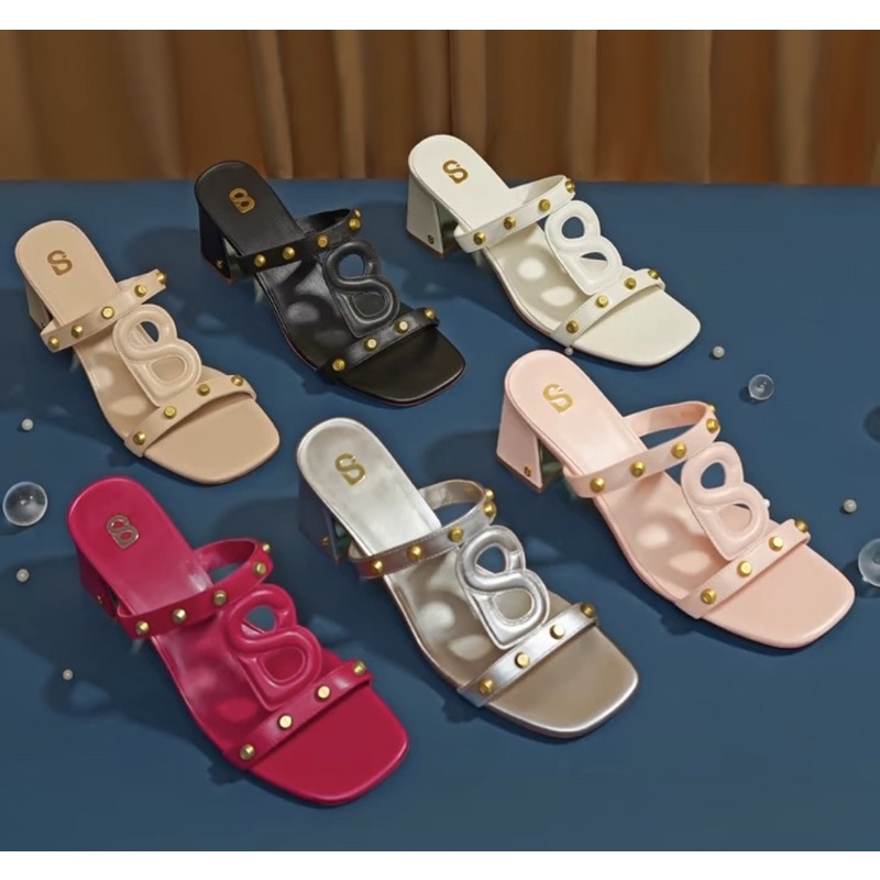 Kefi Heels studed by Buttonscarves