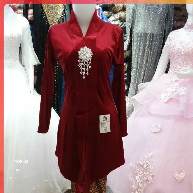 Kebaya Beludru Kartini Panjang Kebaya Bludru