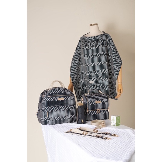 HEYLOCAL’S MOM SERIES BUNDLING, DIAPER BAG, MILK COOLER BAG, NURSING APRON BY HEYLOCAL