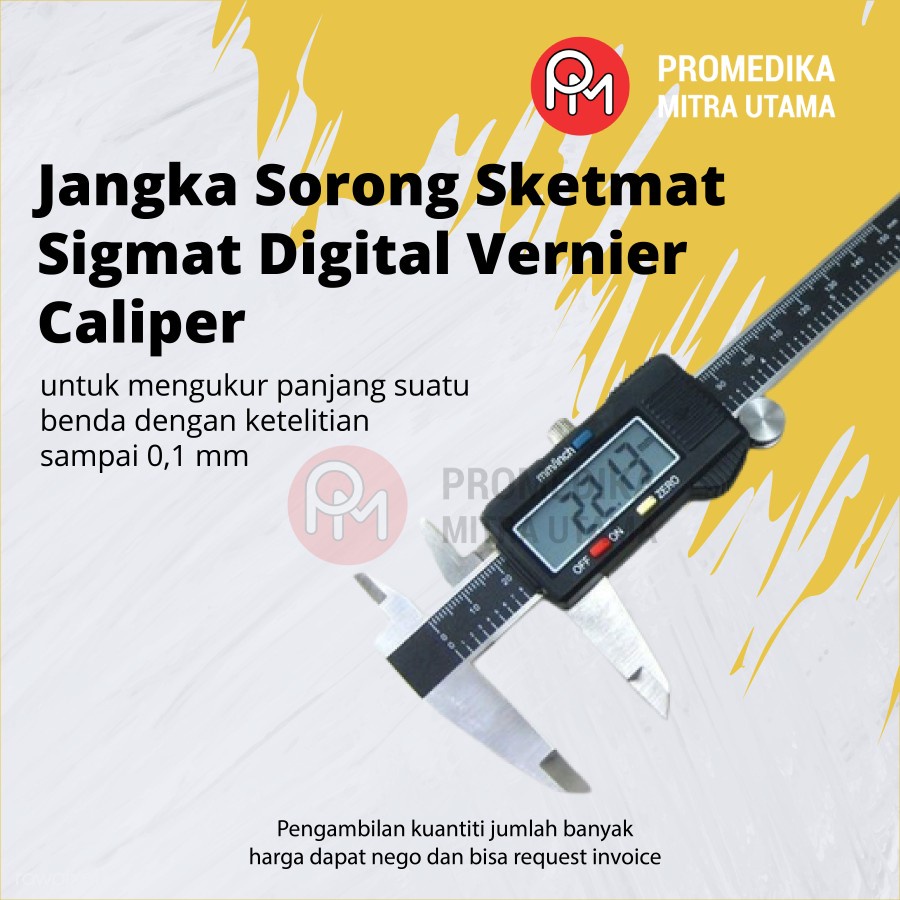 Jual Jangka Sorong Sketmat Sigmat Digital Vernier Caliper Shopee