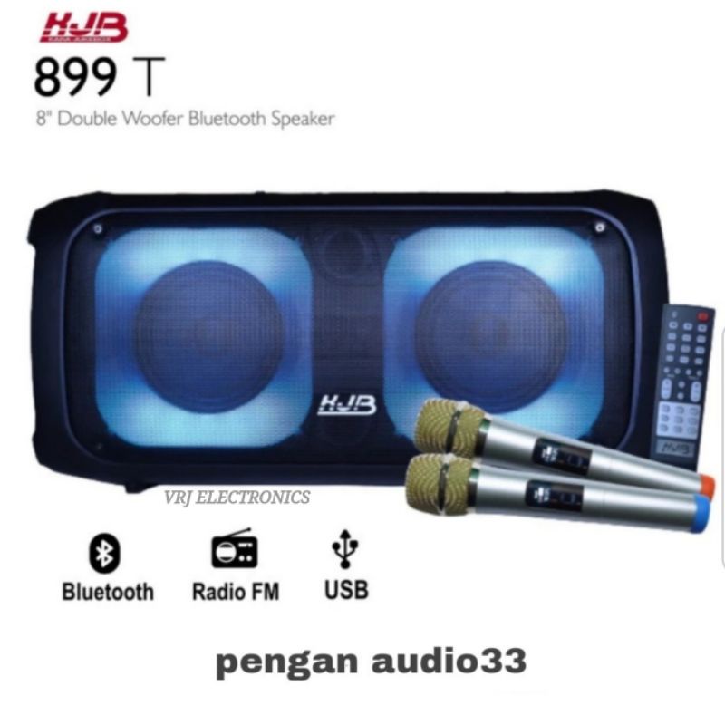 Speaker Portable KJB-889T 8inch