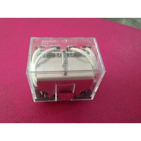 Relay (relai) 14 pin LY4 asli Omron 110VAC (110 Volt AC)