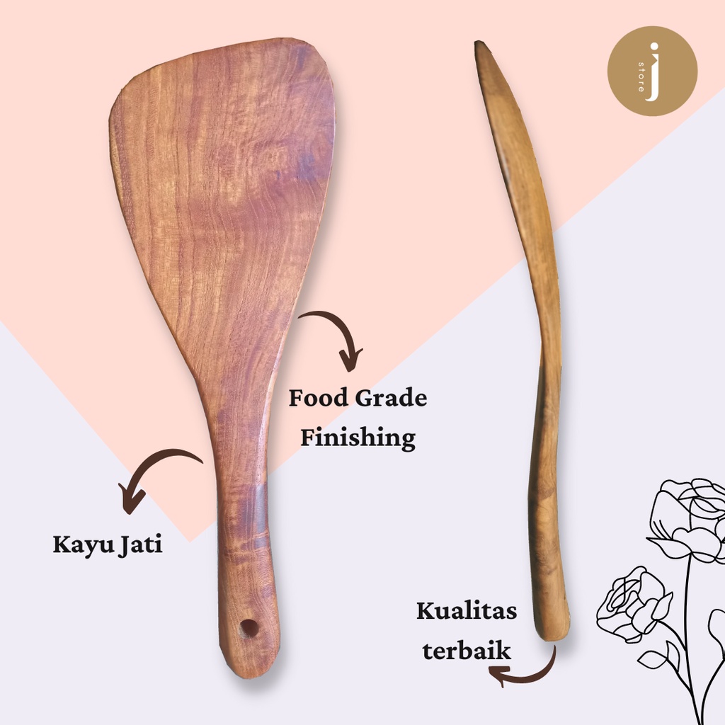 Centong Kayu - Centong Nasi Kayu