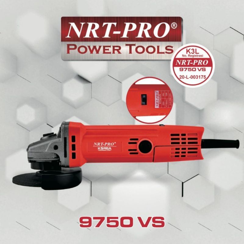 gerinda 4&quot; NRT-PRO 9750VS (variabel speed)