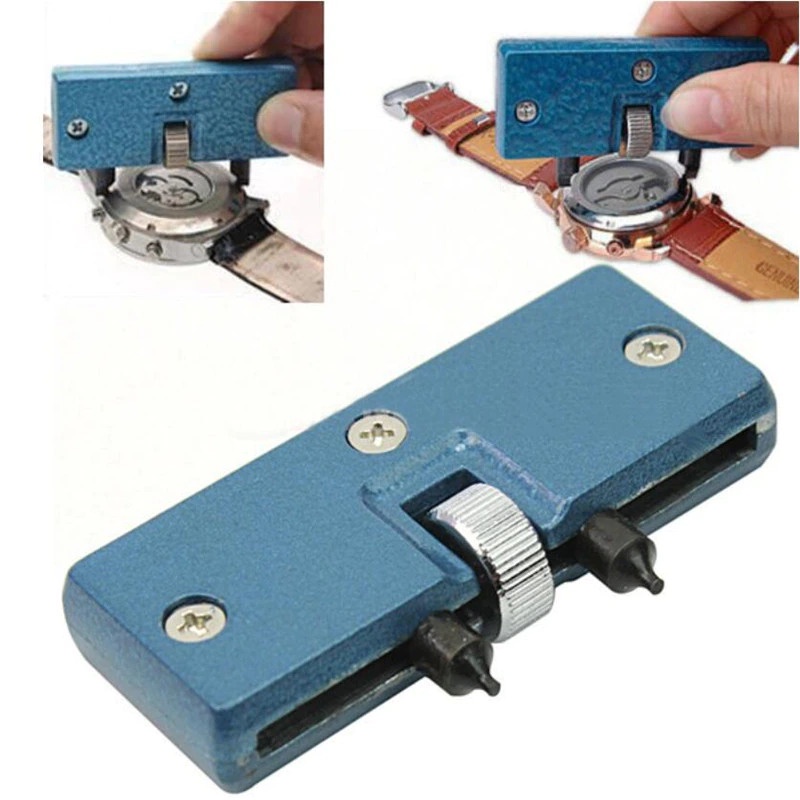 GDGJ Pembuka Case Belakang Jam Tangan Adjustable Watch Opener Back Case Tool Metal Body - 2098B - Blue