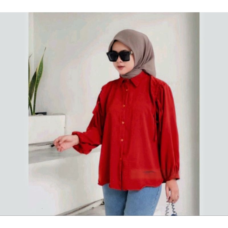 LEXSY BLOUSE SERUT CRINGKEL AIRFLOW